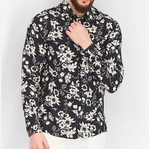 TkeKooples Mens Floral Button Down